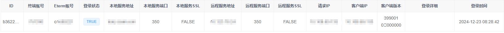 登录日志